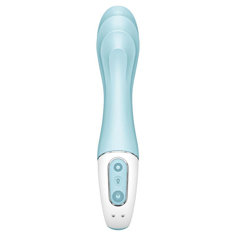 satisfyer vibratore air pump 5 vibratore gonfiabile g spot blu