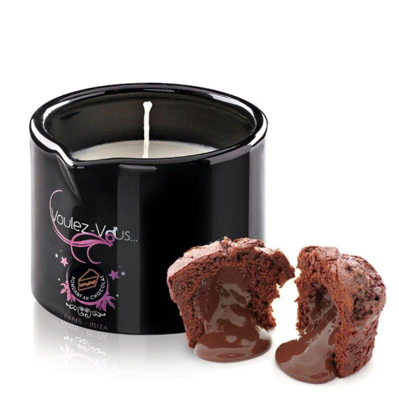 VOULEZ-VOUS - CANDELA DA MASSAGGIO FONDENTE AL CIOCCOLATO 180 ML - Only Vibes