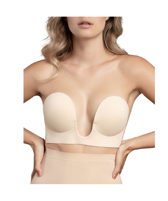 BYE-BRA - REGGISENO SENZA MANIGLIE EN U NERO COPPA A