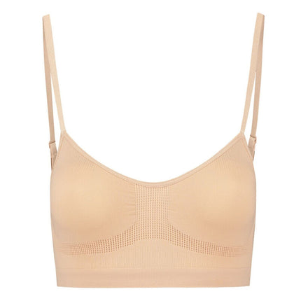 BYE-BRA - MEDIUM CONTROL REGGISENO SENZA CUCITURE NERO MISURARE S