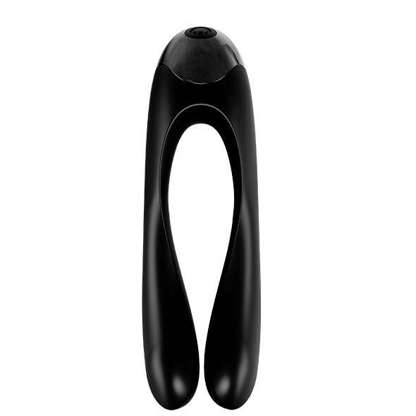 satisfyer vibratore da dito candy cane arancione