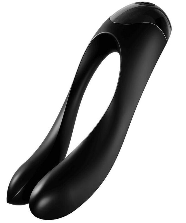 satisfyer vibratore da dito candy cane arancione