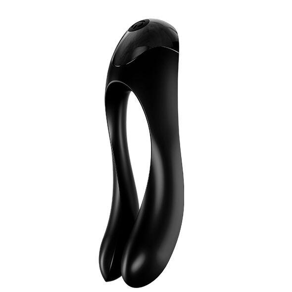 satisfyer vibratore da dito candy cane arancione