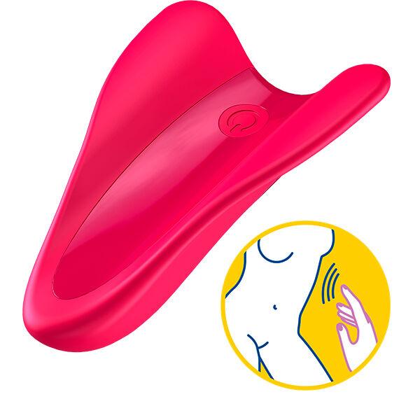 satisfyer vibratore high fly finger fucsia