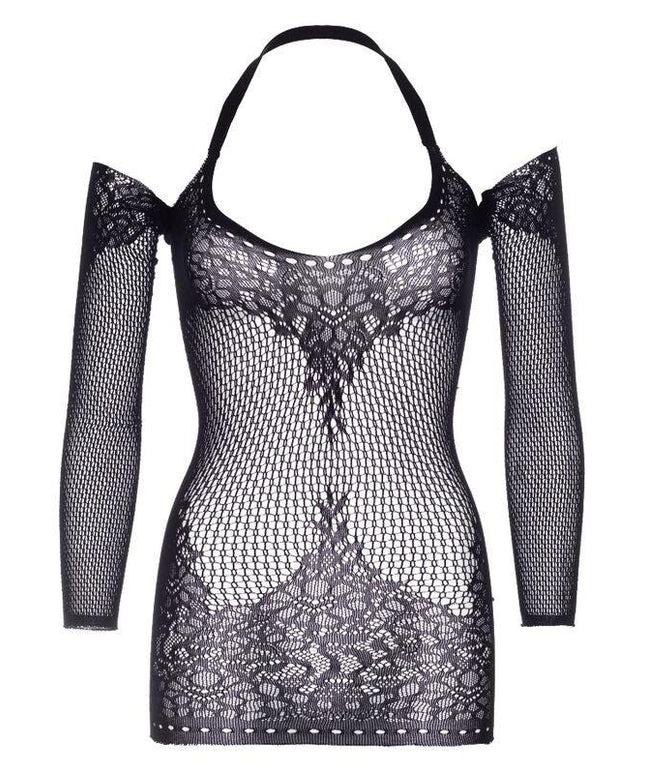 leg avenue miniabitotwist halter in pizzo taglia unica