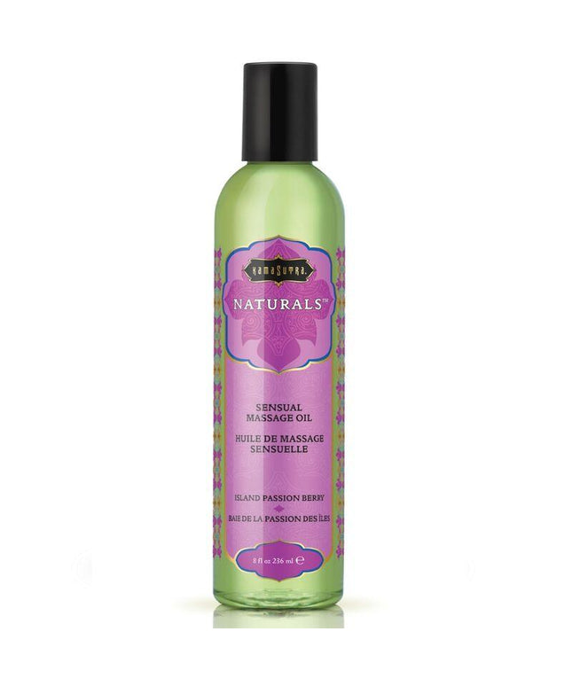 KAMASUTRA - OLIO DA MASSAGGIO NATURALE BACCA DELLA PASSIONE 236 ML - Only Vibes