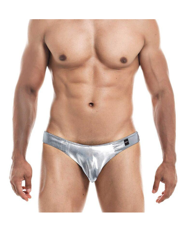 cut4men low rise brief silver l