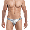 cut4men low rise brief silver l