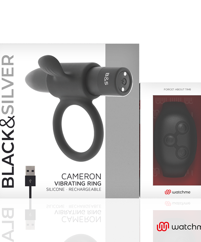 BLACK&SILVER - OROLOGIO COCKRING CON TELECOMANDO CAMERONME