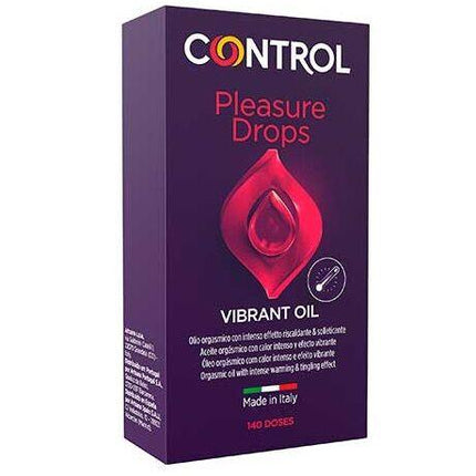 control pleasure drops olio vibratore