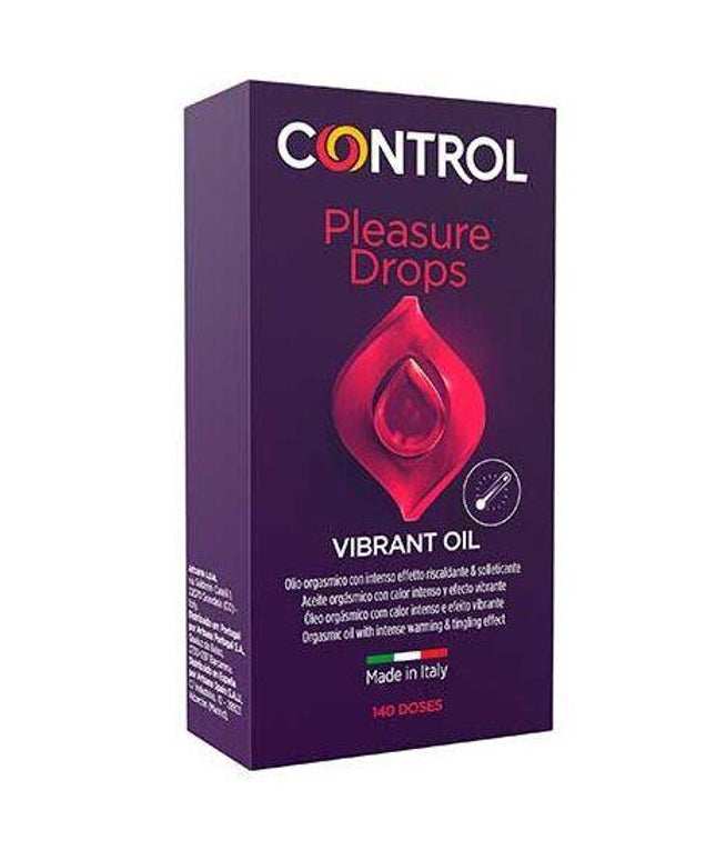 control pleasure drops olio vibratore