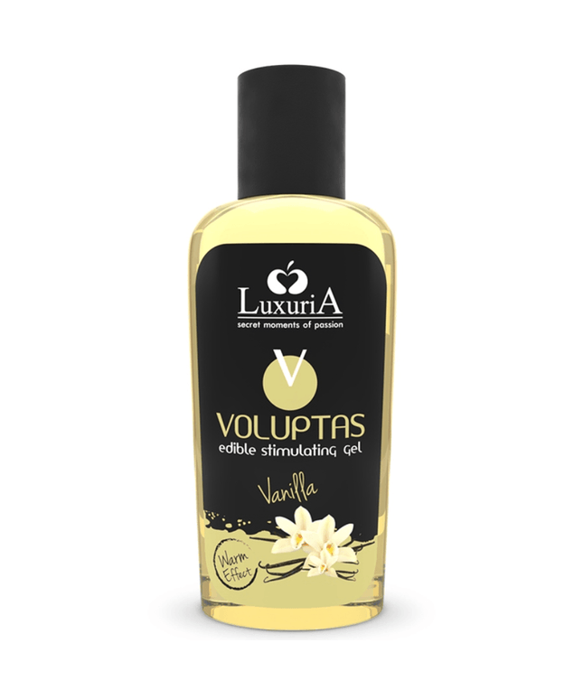 intimateline luxuria voluptas gel da massaggio alimentare effetto riscaldante vaniglia 100 ml