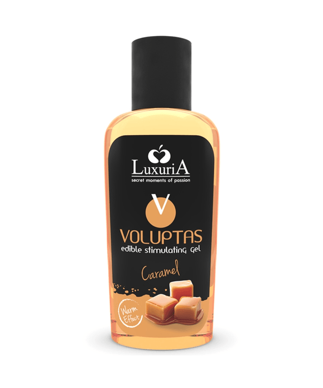 intimateline luxuria voluptas gel da massaggio alimentare effetto riscaldante caramel 100 ml