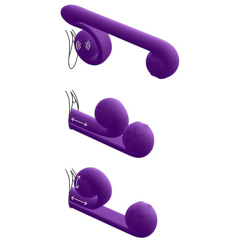 snail vibe vibratore multiazione purple