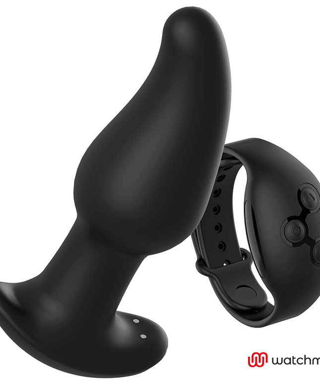 anbiguo watchme remote control plug anale vibratore con rotazione di perle di amadeus