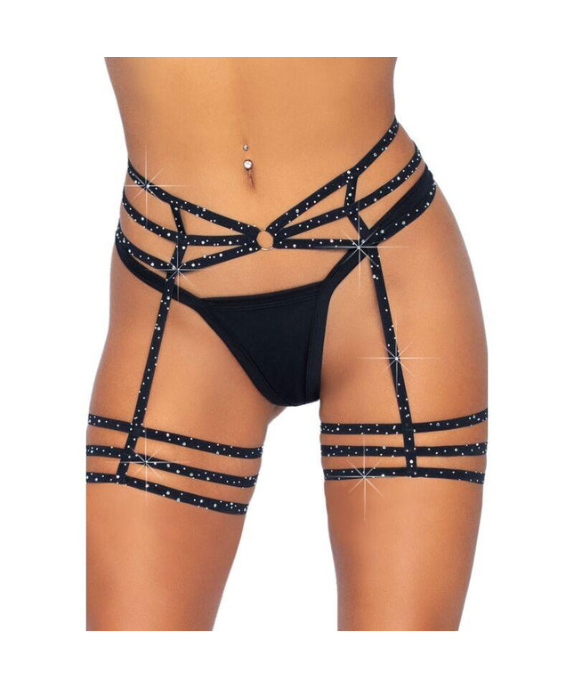 leg avenue reggettiere in strass taglia unica