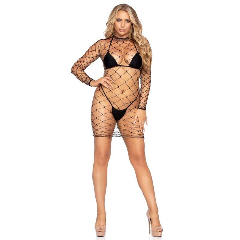 leg avenue mini abito fence net taglia unica