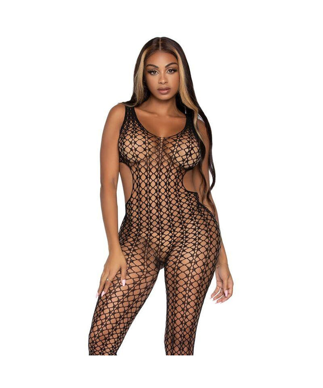 leg avenue bodystocking lattice rete taglia unica