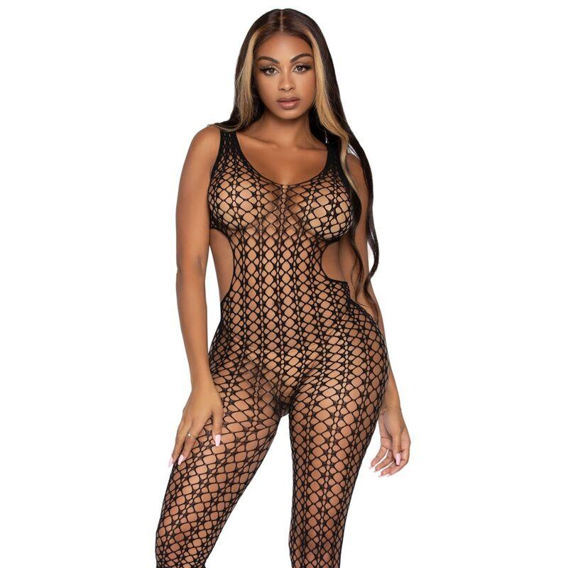 leg avenue bodystocking lattice rete taglia unica