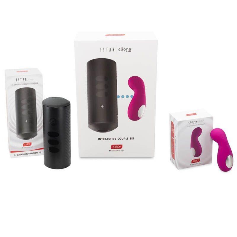 kiiroo set coppie titan e cliona lilla