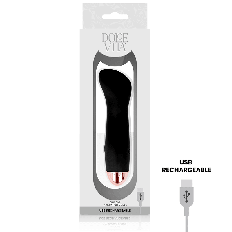 dolce vita vibratore ricaricabile one black 10 velocita