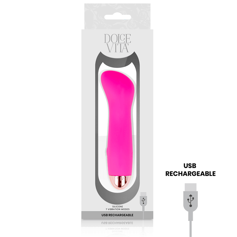 dolce vita vibratore ricaricabile one rosa 7 velocita