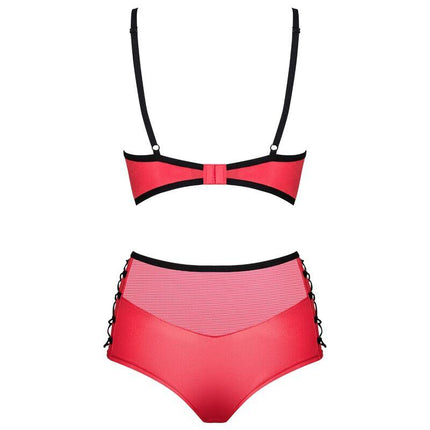 obsessive set in pelle due pezzi s m
