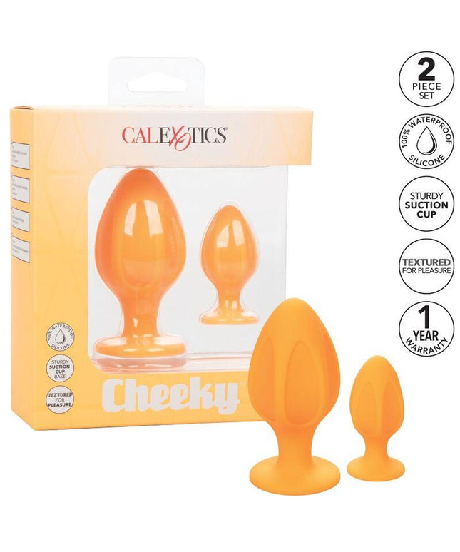 california exotics buttplug cheeky arancione