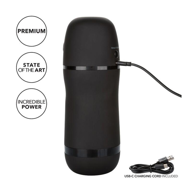 california exotics optimum power stroker funzioni vibrante e aspirante