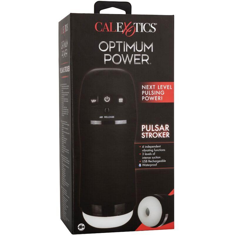 california exotics optimum power stroker funzioni vibrante e aspirante