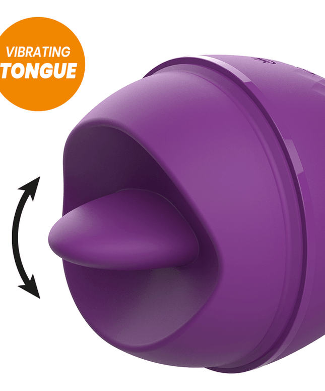 rewolution vibratore rewolingo con lingua