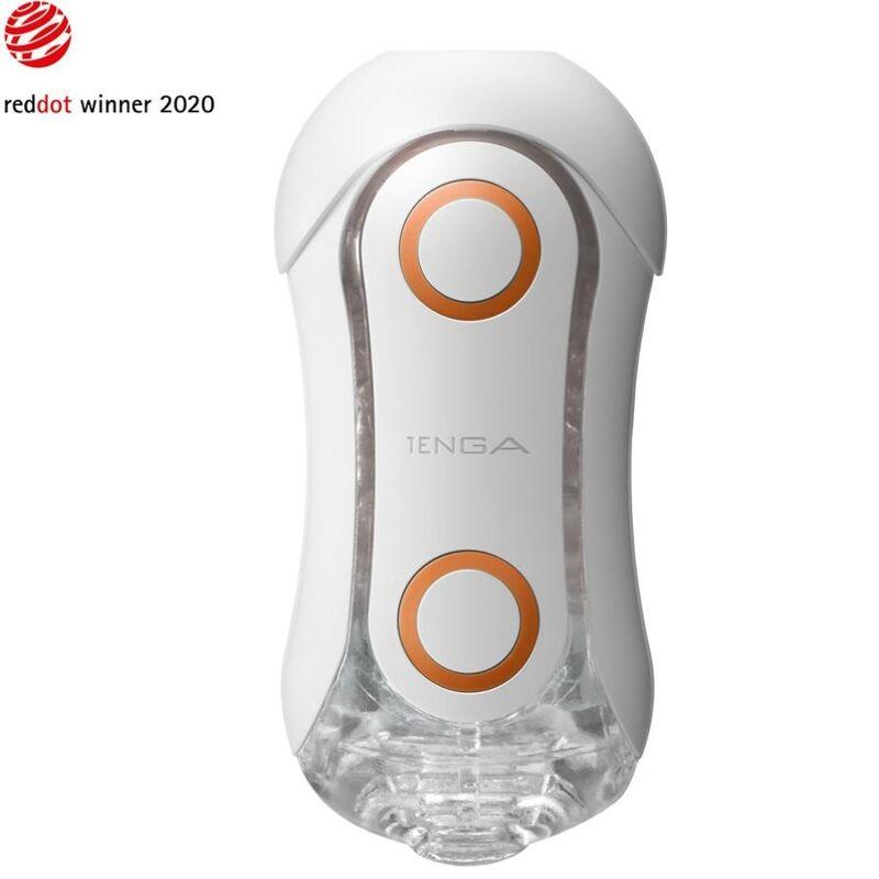 tenga masturbatore flip orb strong crash bianco e arancione