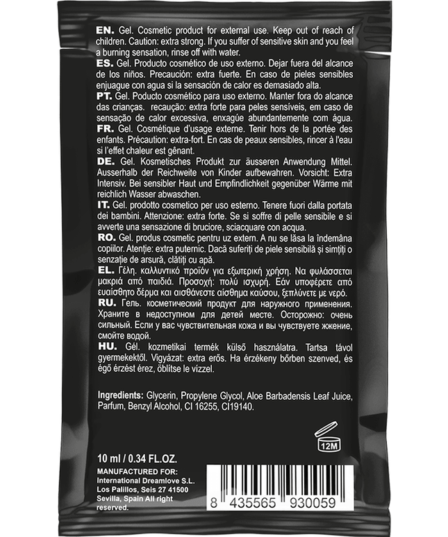 coquette chic desire pocket chronos gel ritardante ritardante per lui 10 ml