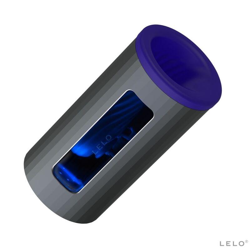 lelo masturbatore f1s v2 con tecnologia sdk blu e metallo