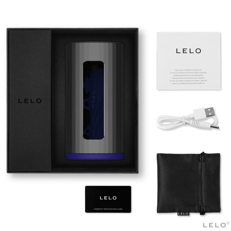 lelo masturbatore f1s v2 con tecnologia sdk blu e metallo