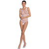 passion woman bs086 bodystocking bianco taglia unica