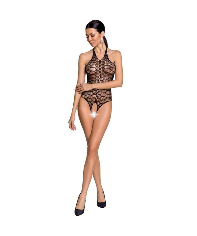 passion woman bs087 bodystocking nero taglia unica