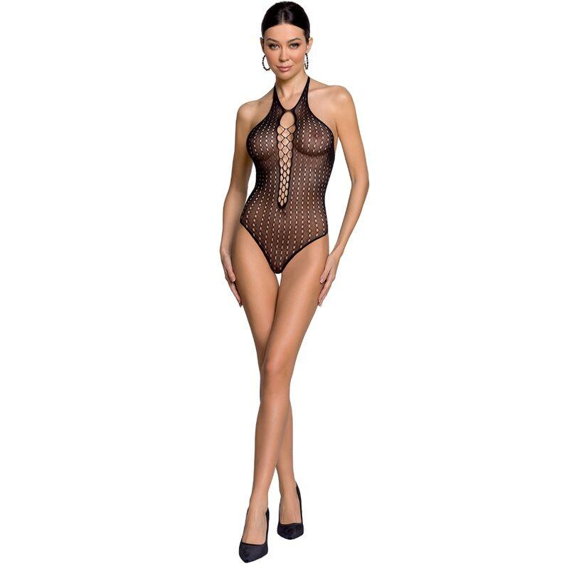 passion donna bs088 bodystocking nero taglia unica