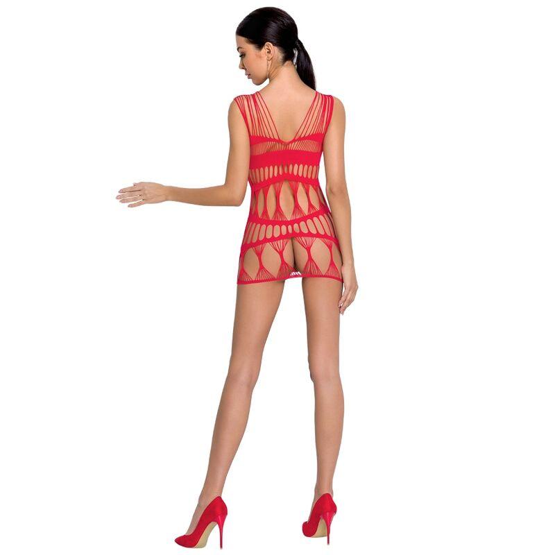 passion woman bs089 bodystocking rosso taglia unica