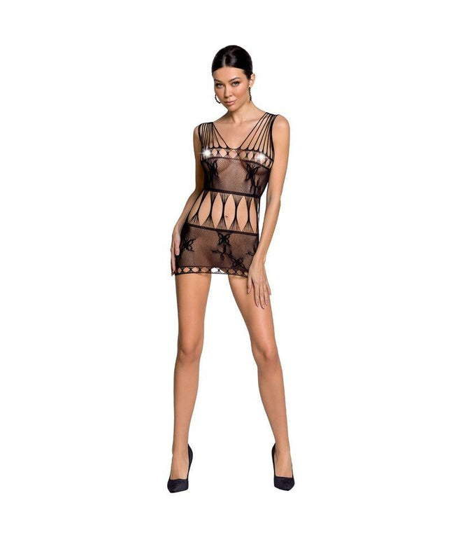 passion woman bs090 bodystocking nero taglia unica