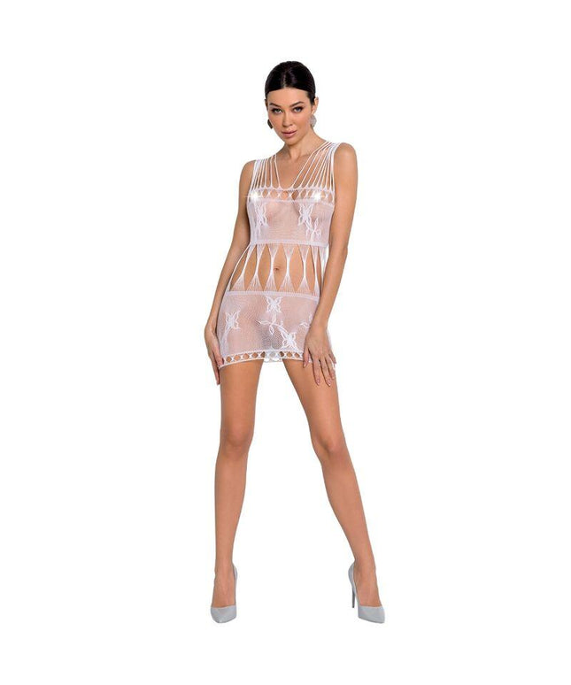 passion woman bs090 bodystocking bianco taglia unica