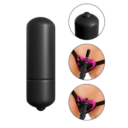 FETISH FANTASY SERIES - SET STRAP-ON VIBRANTE VIOLA. - Only Vibes