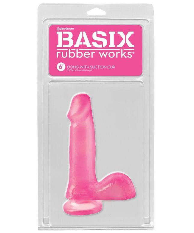 BASIX - RUBBER WORKS PENE 16 CM ROSA - Only Vibes