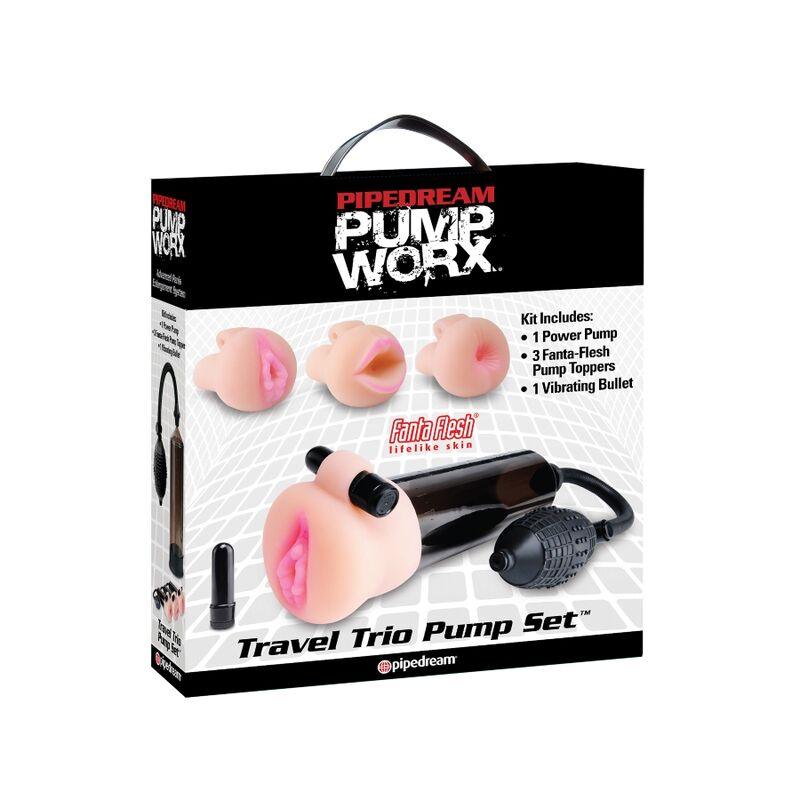 SET DI POMPE PUMP WORX TRAVEL TRIO - Only Vibes