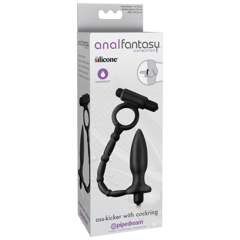 ANAL FANTASY - MINI STIMOLATORE ANALE CON ANELLO E BULLET VIBRANTE - Only Vibes