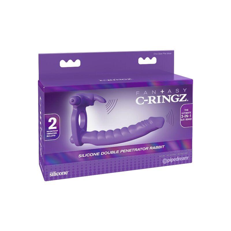 FANTASY C-RINGZ - SILICONE DOPPIO VIBRATORE CONIGLIO - Only Vibes