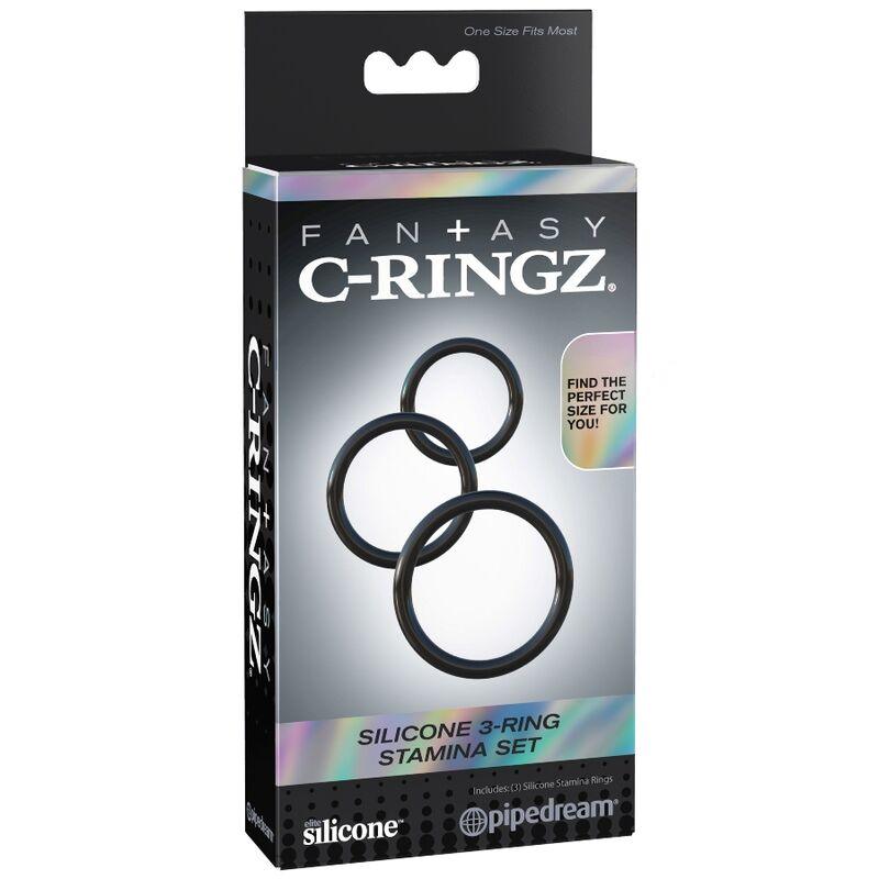 FANTASY C-RINGZ - SET 3 ANELLI STAMINA IN SILICONE - Only Vibes