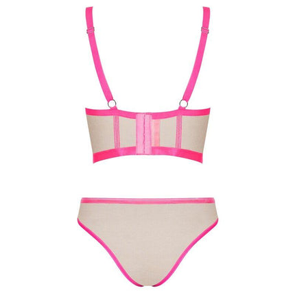 obsessive set due pezzi nudelia rosa s m