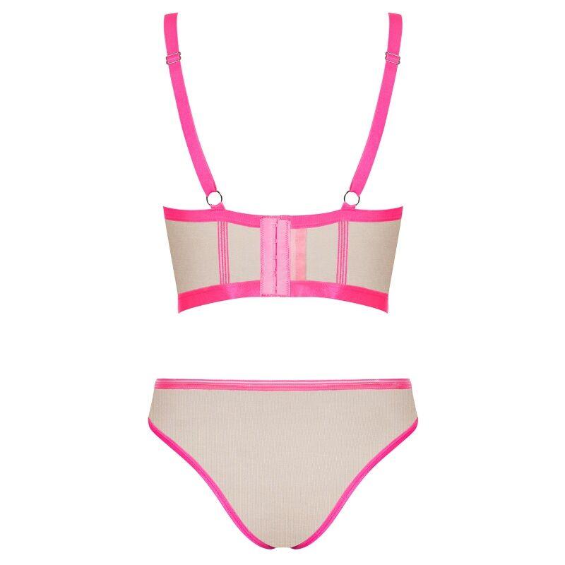 obsessive set due pezzi nudelia rosa s m