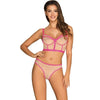 obsessive set due pezzi nudelia rosa s m